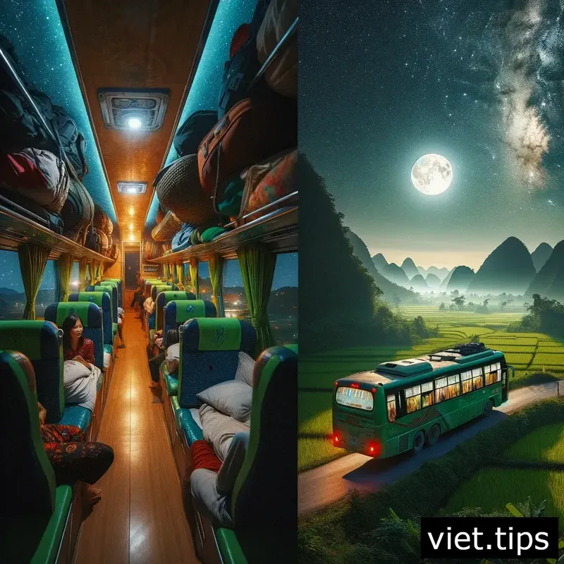vietnamese bus and train transport overnight